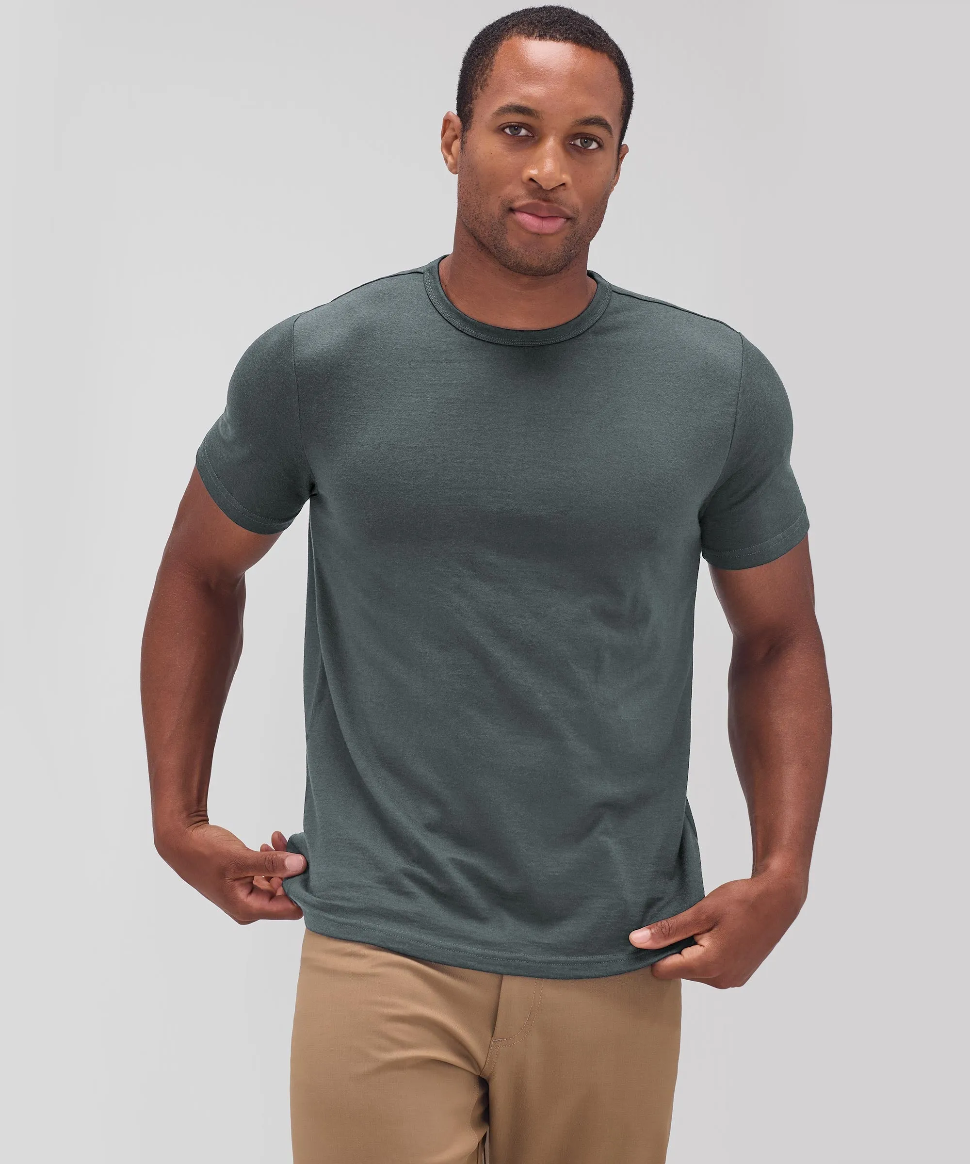 Men's Merino Crew Neck T-Shirt