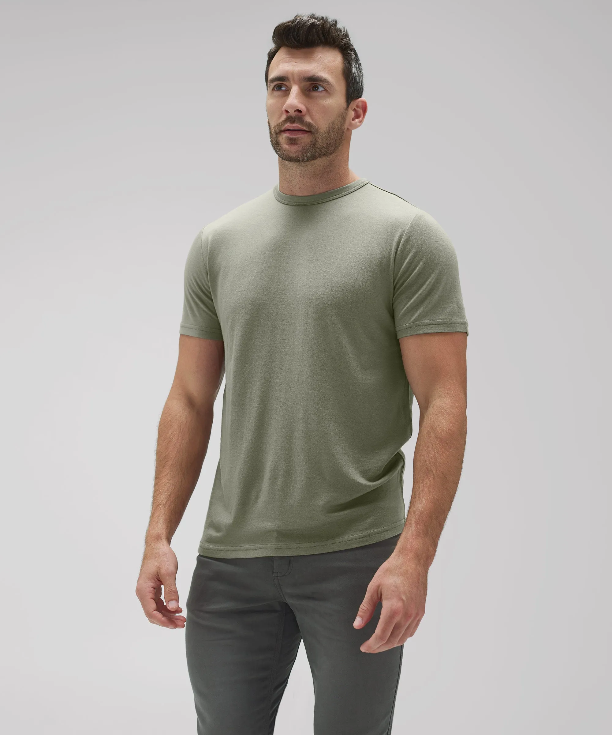 Men's Merino Crew Neck T-Shirt