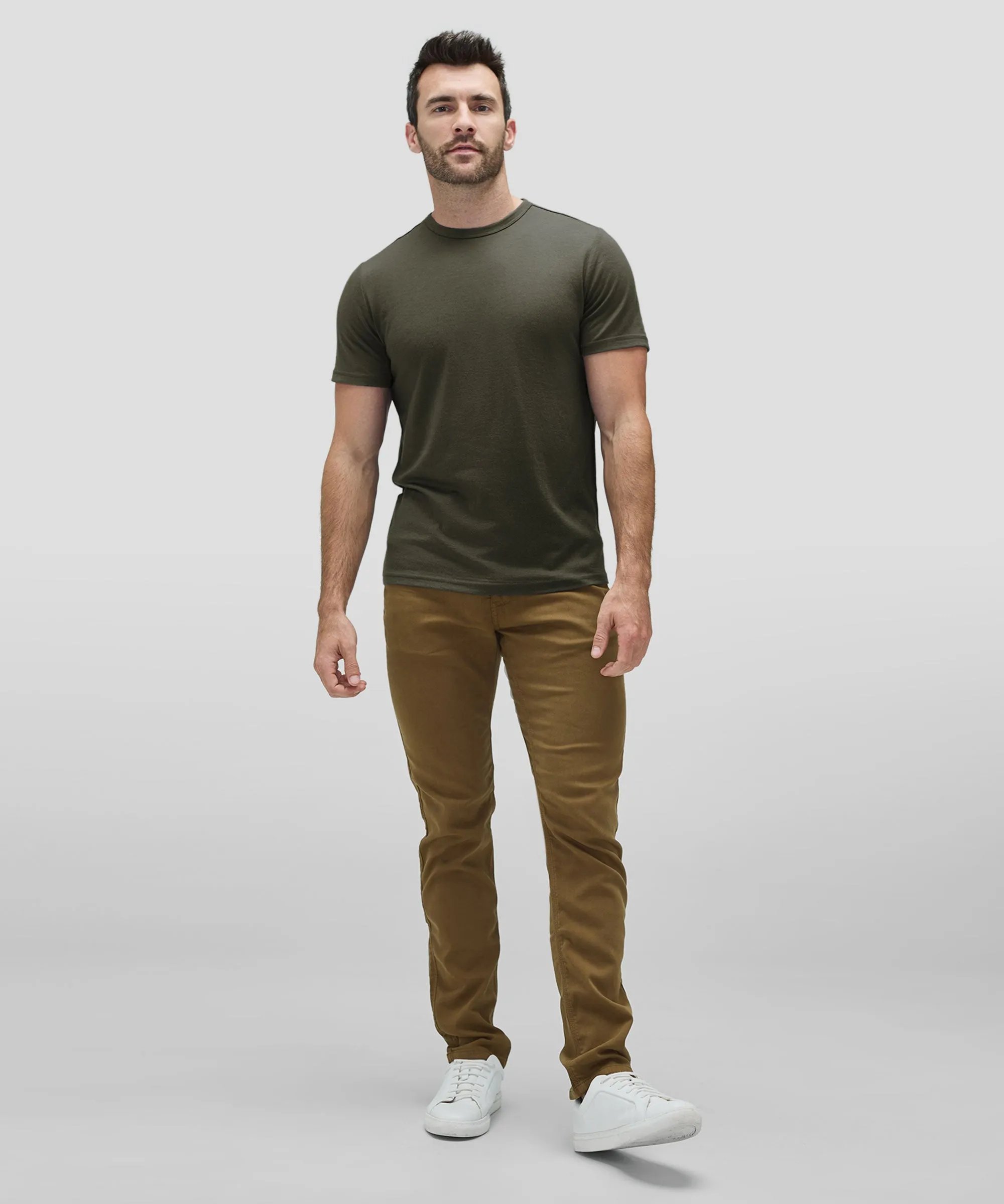 Men's Merino Crew Neck T-Shirt