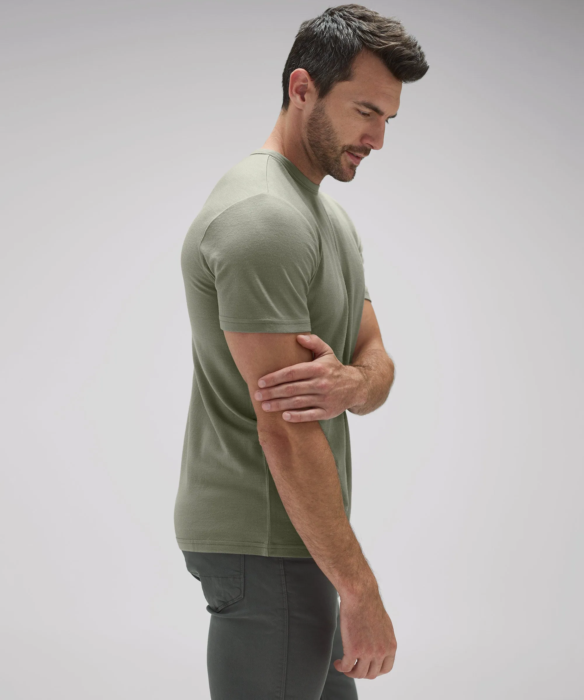 Men's Merino Crew Neck T-Shirt