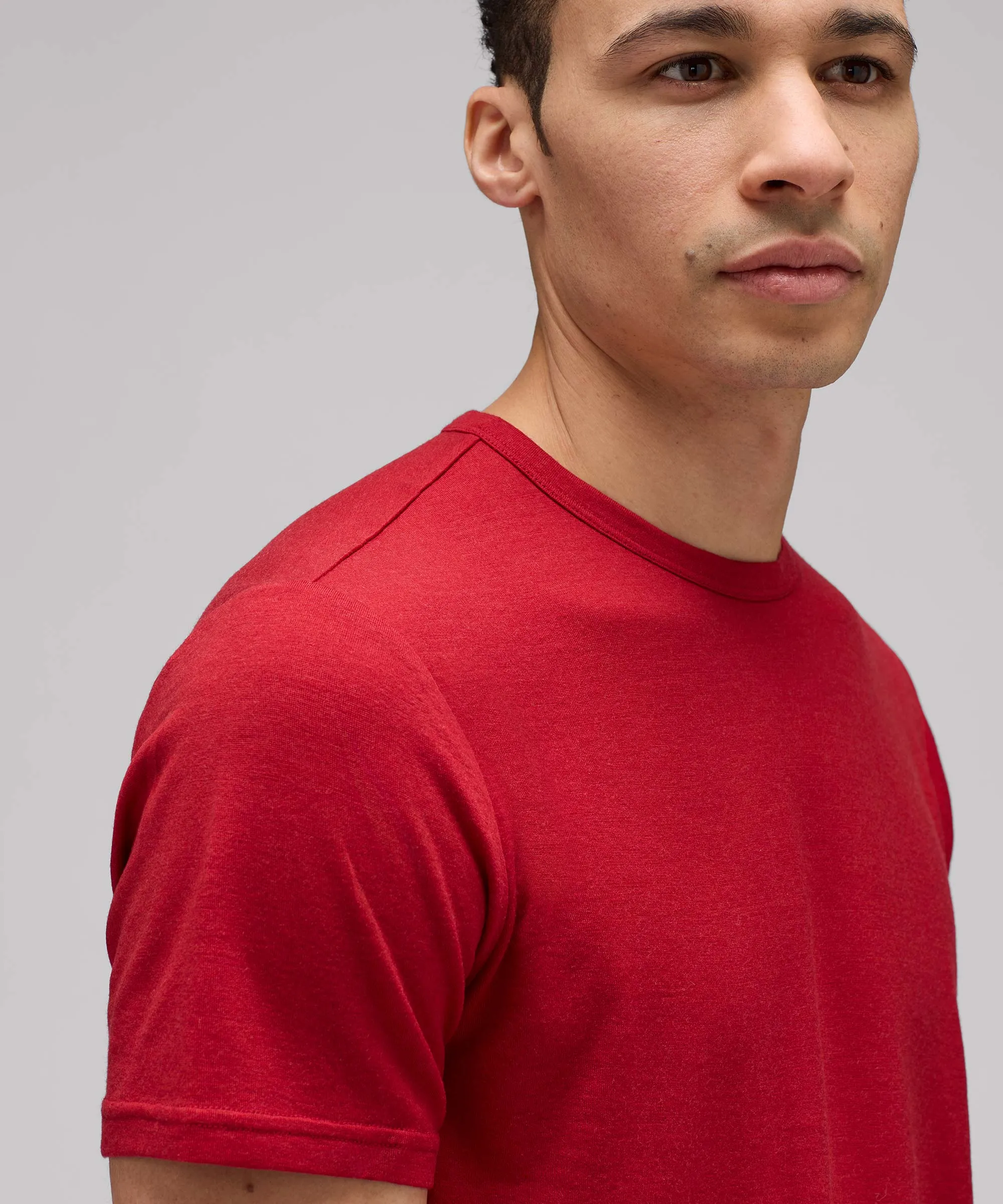 Men's Merino Crew Neck T-Shirt