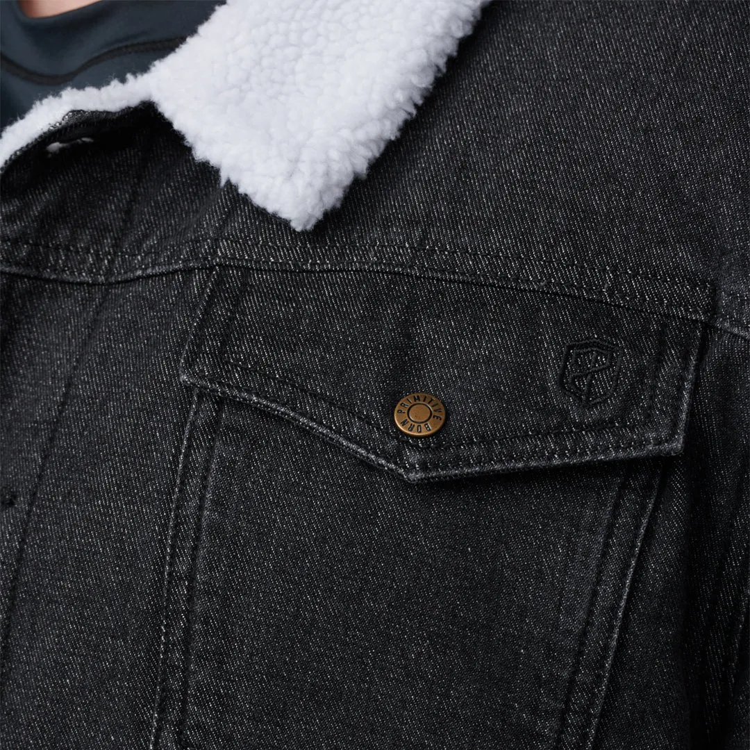 Men's Pioneer Jacket w/ Flag (Black)