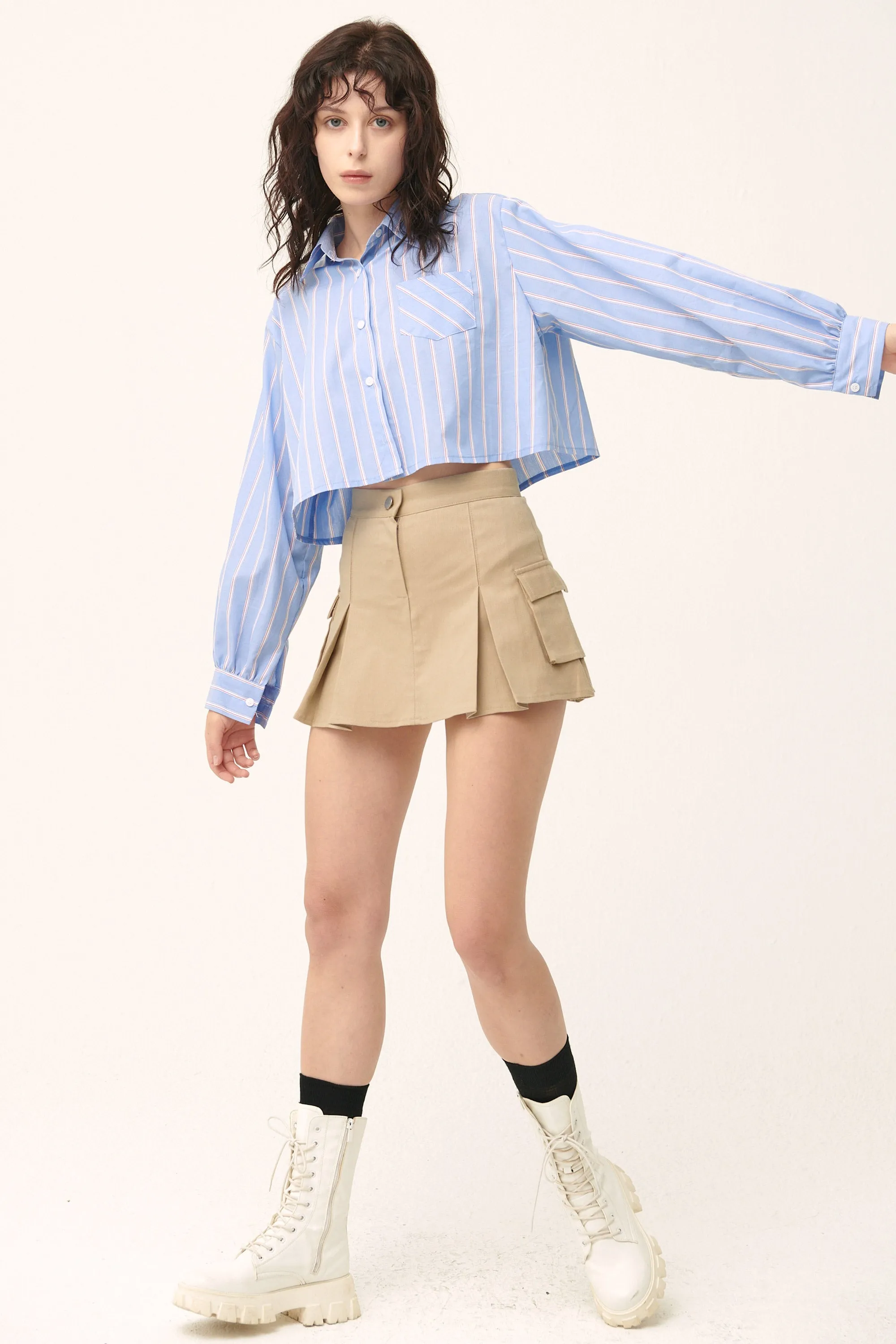 Mia Cargo Mini Skort