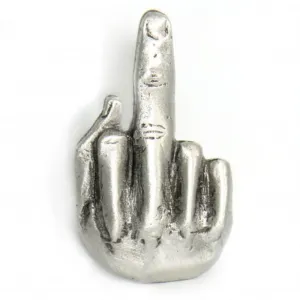 Milwaukee Leather MLP9229 Middle Finger Pin For Jackets, Vest, Hats and Clothing