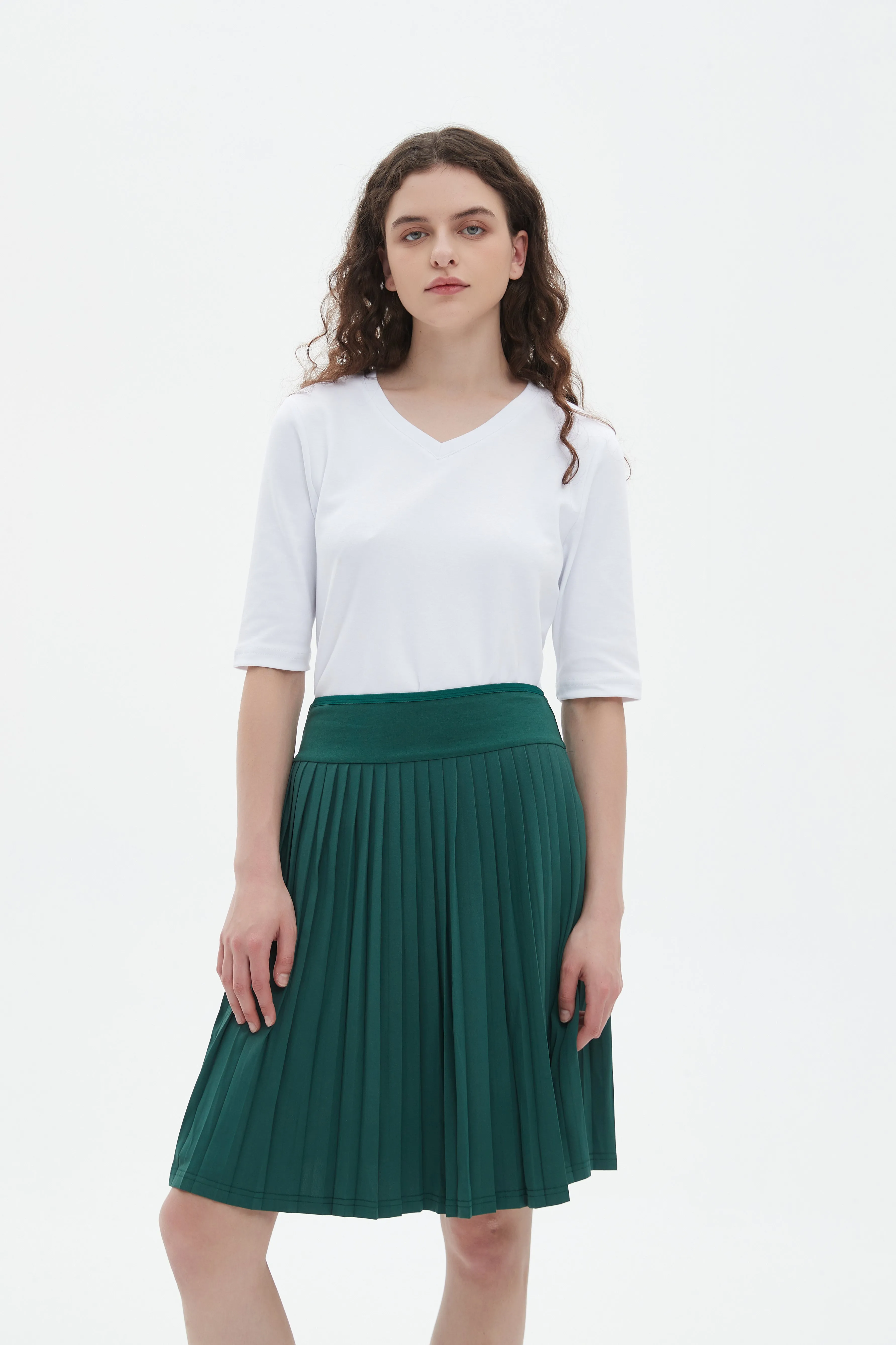 MM MINI PLEATS - HUNTER GREEN