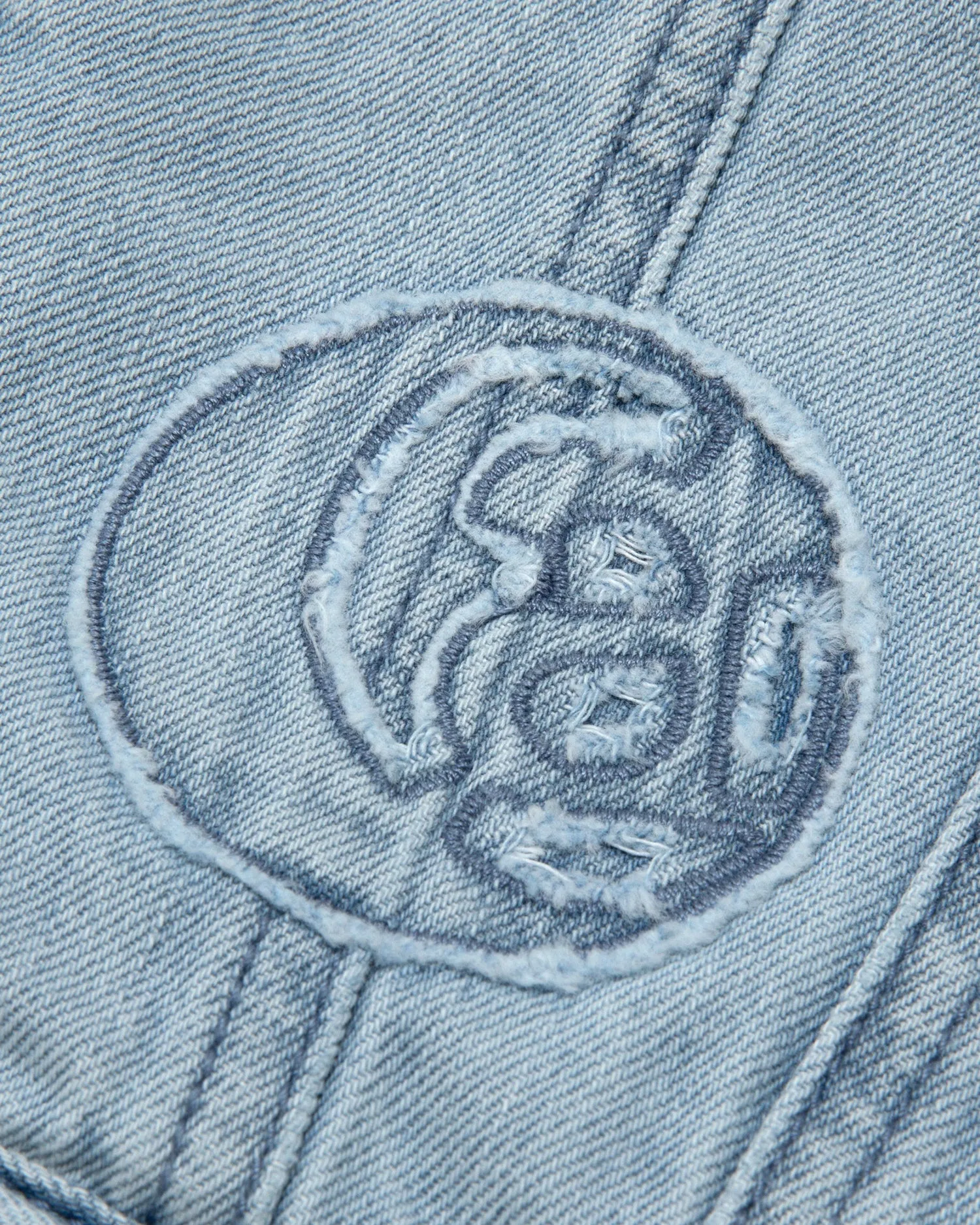 Moonface logo denim jacket