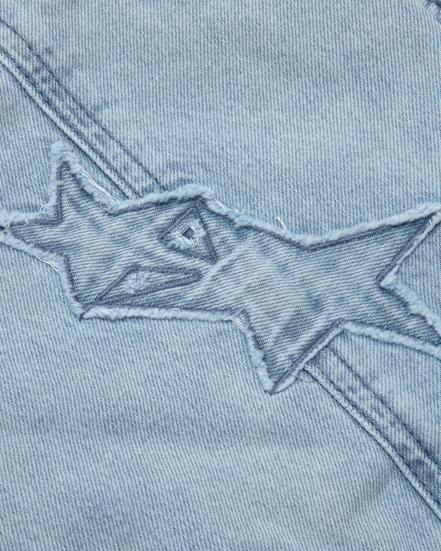 Moonface logo denim jacket