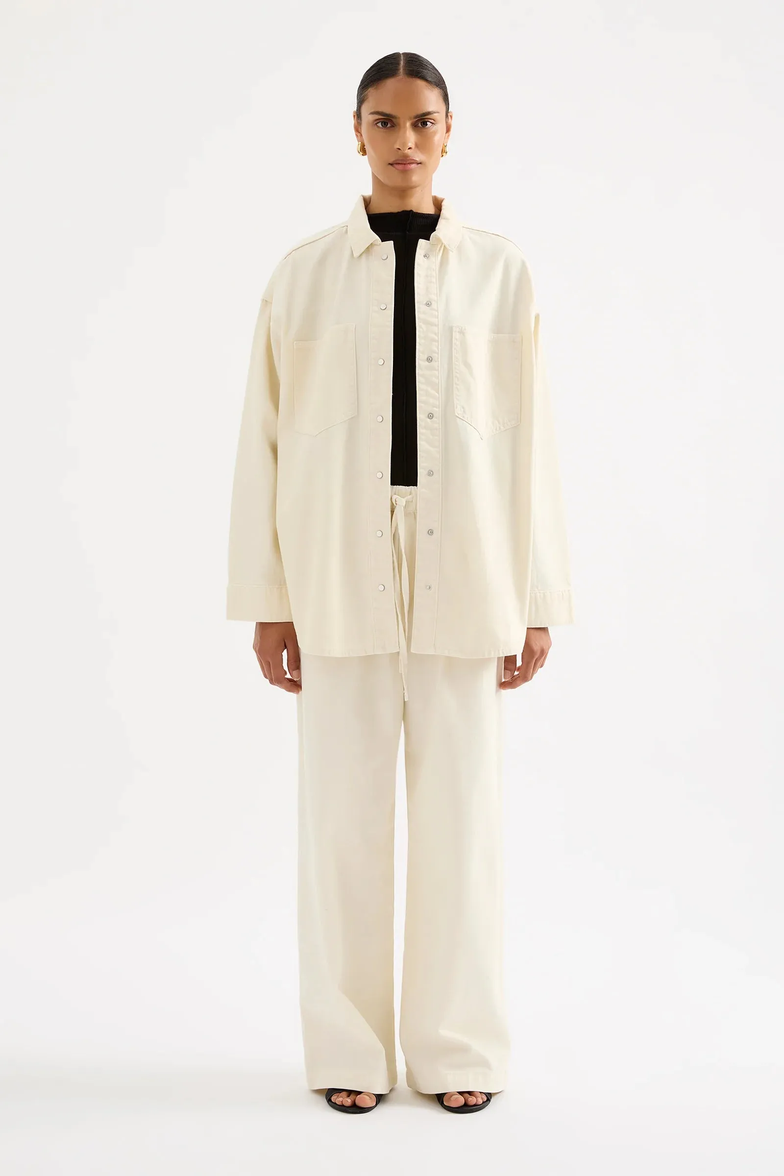 Nude Lucy - Esme Denim Overshirt (Natural)