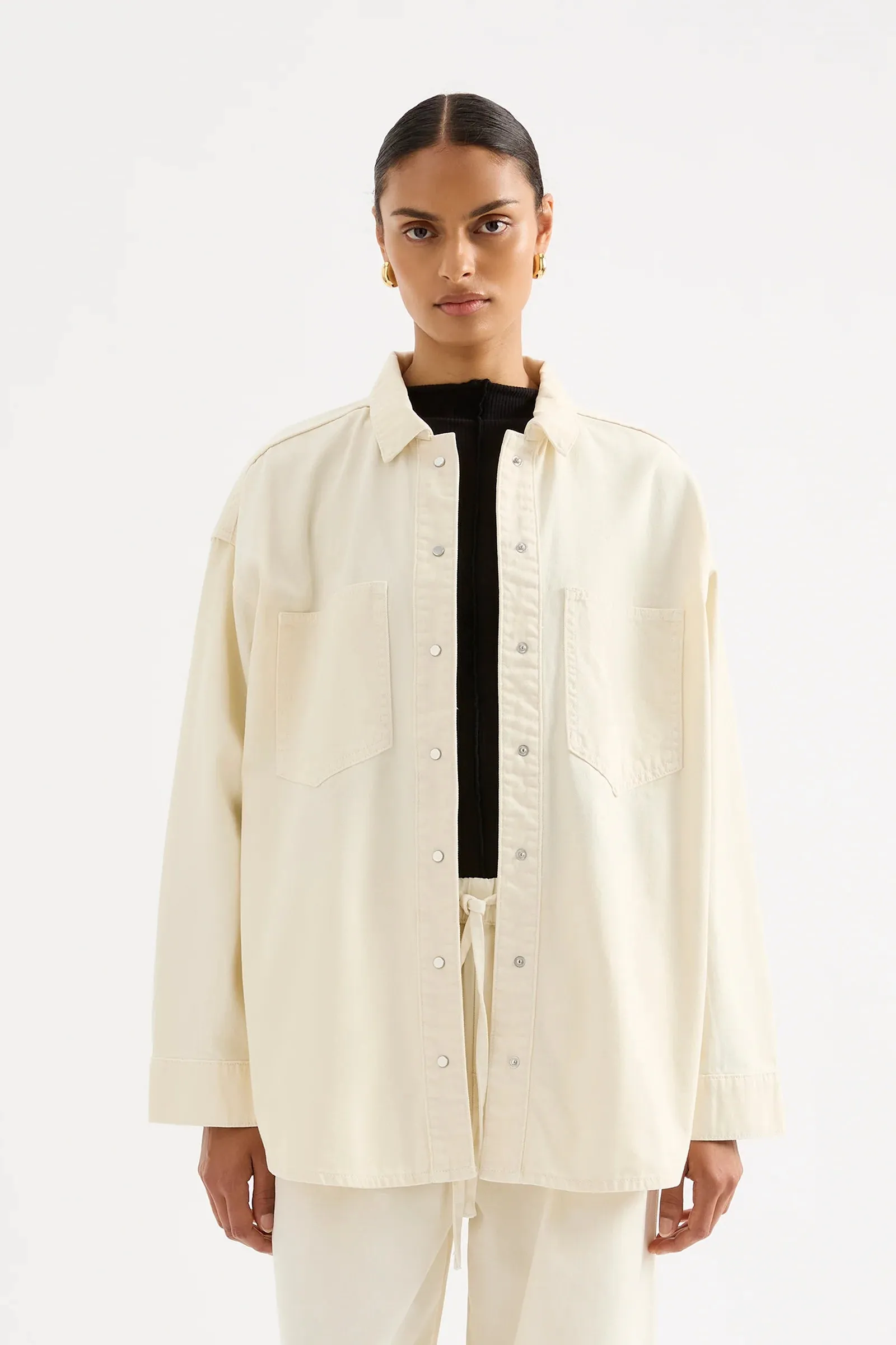 Nude Lucy - Esme Denim Overshirt (Natural)