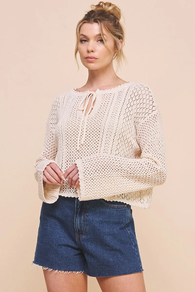 Open Weave Sweater
