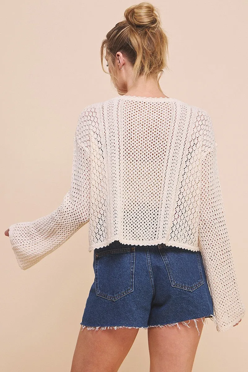 Open Weave Sweater