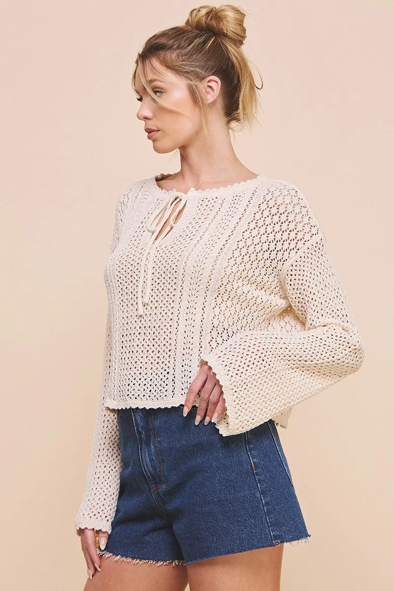 Open Weave Sweater