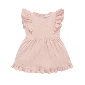 Petal Pointelle Ruffle Dress | Aster & Oak