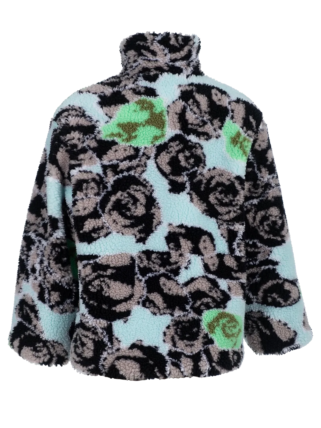 Pixel Roses Fleece Jacket