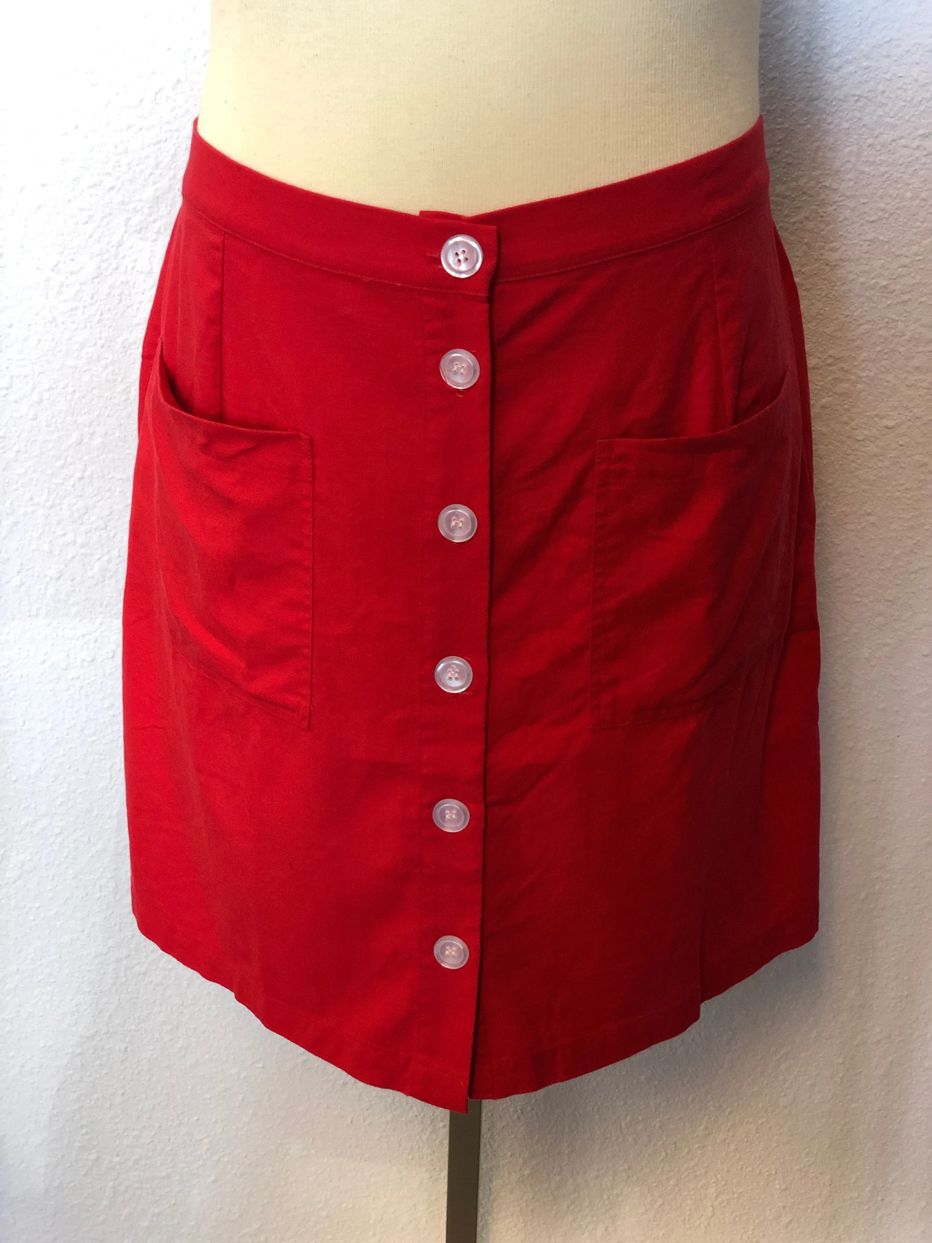 PLUS HIGH WAIST MINI SKIRT