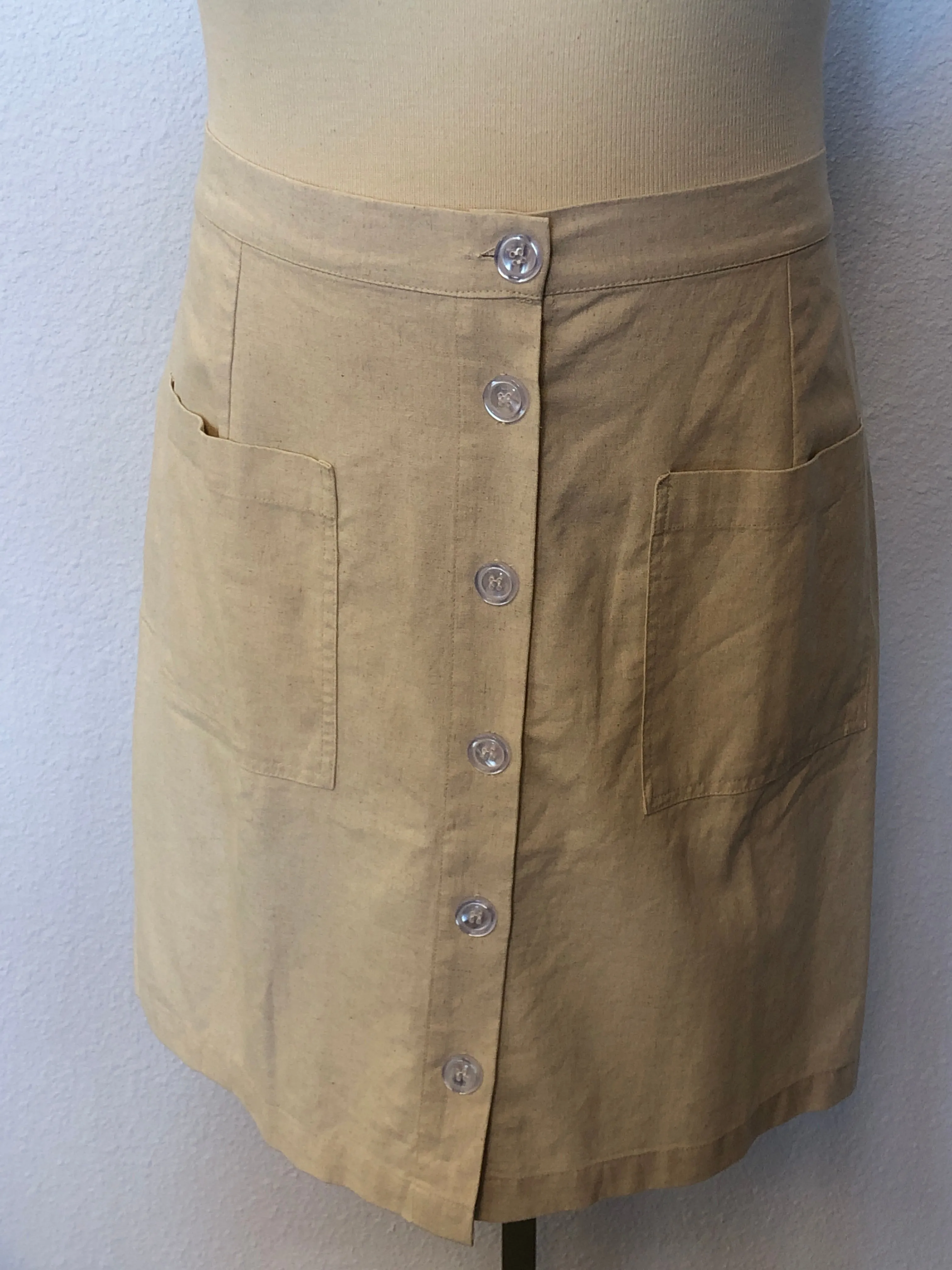 PLUS HIGH WAIST MINI SKIRT