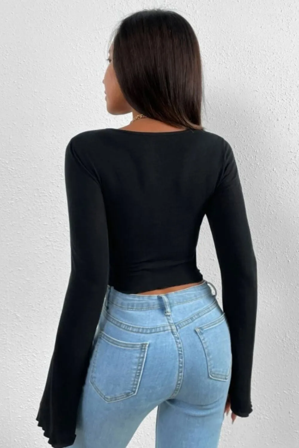 Pretty Sweatheart Neck Top