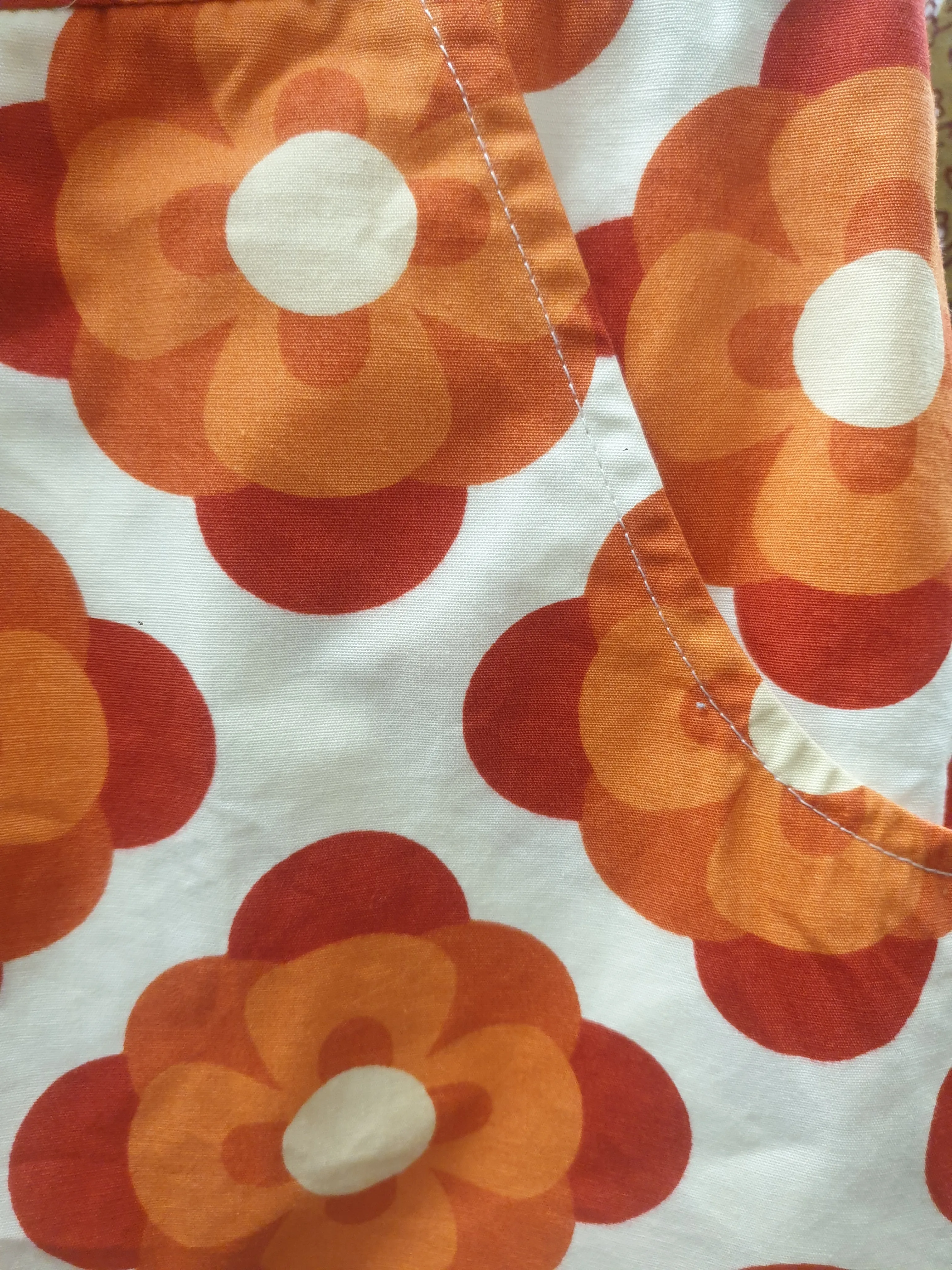 Revival 60s style flower print mini skirt size 10