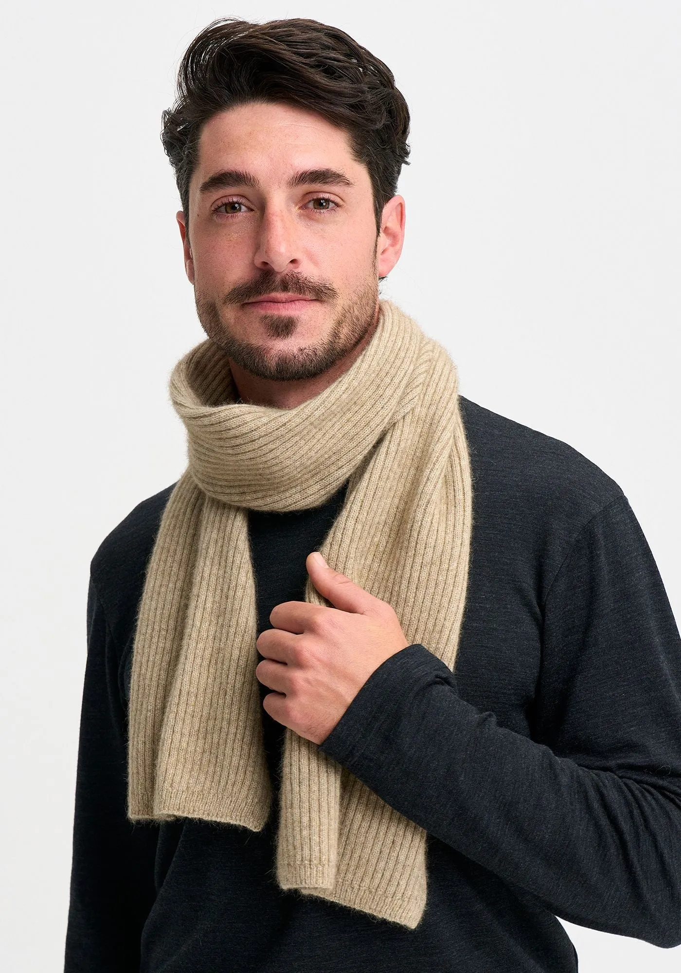 RIBBED SCARF