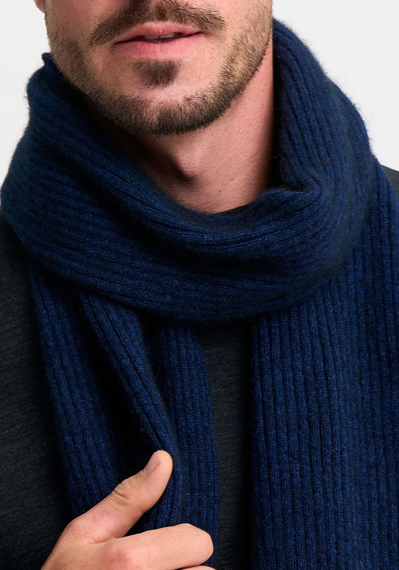 RIBBED SCARF