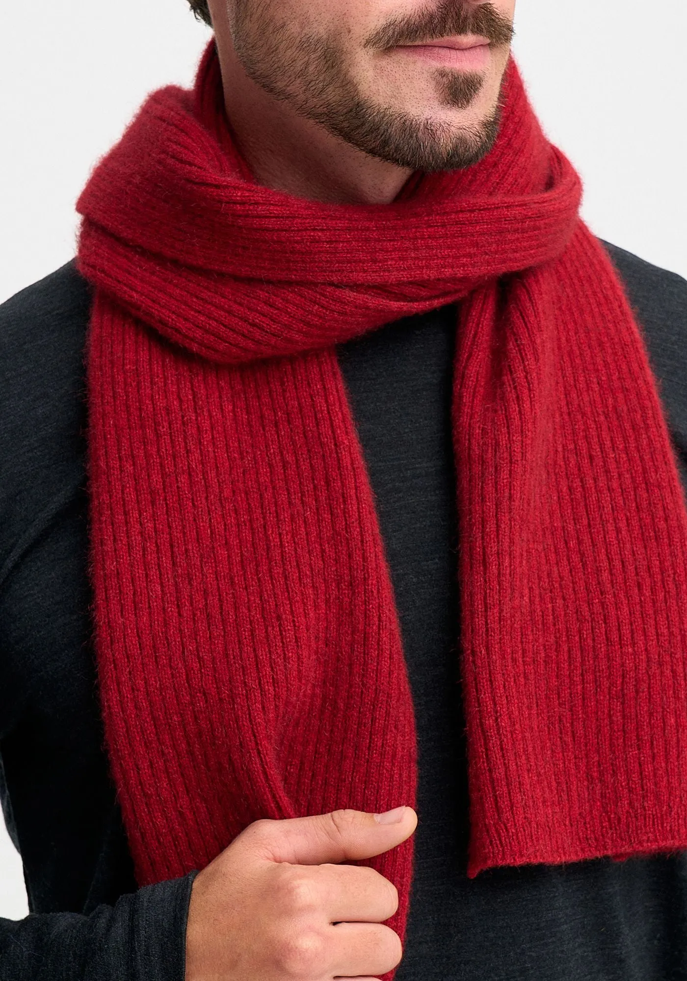 RIBBED SCARF