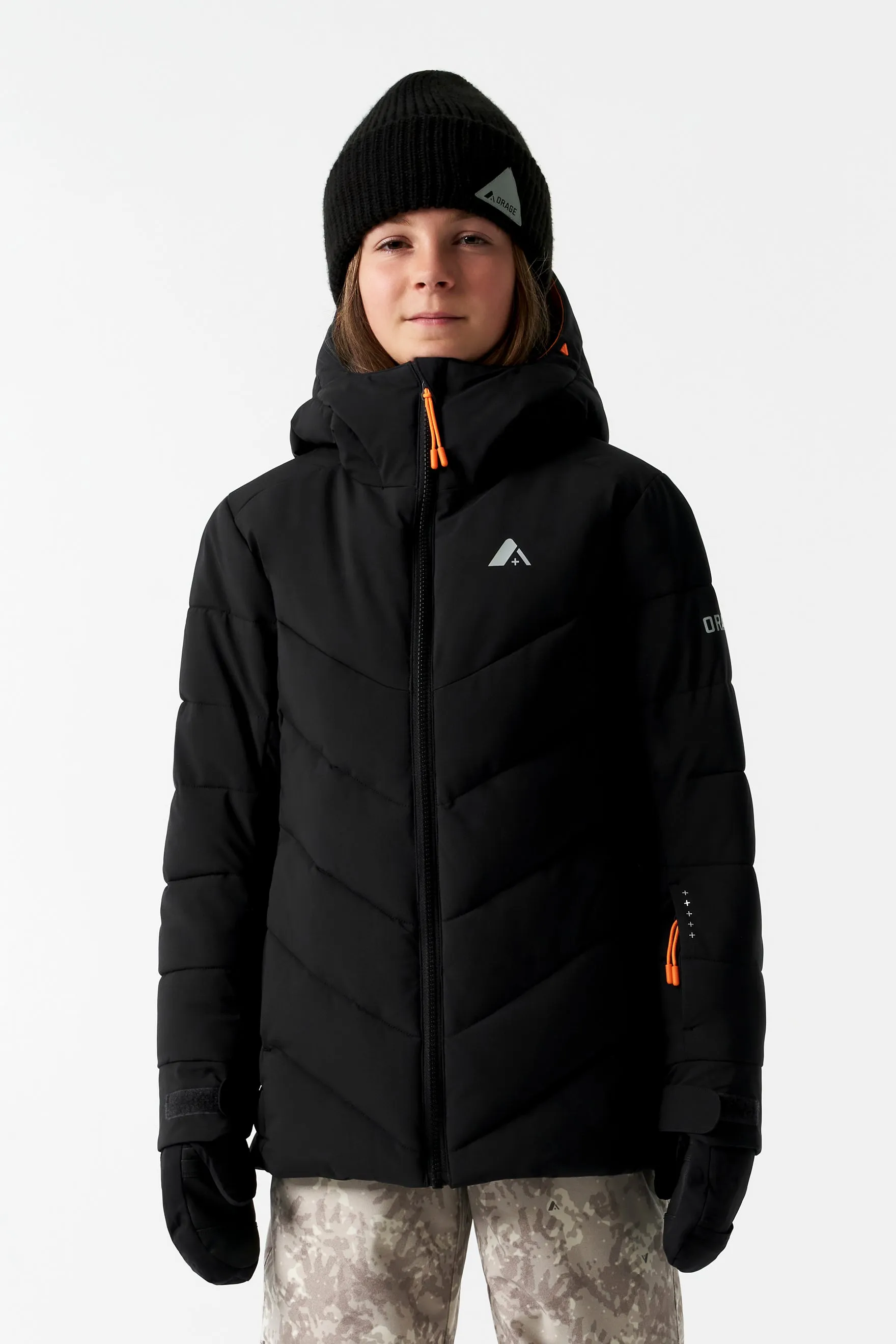 Riya Jr. Synthetic Down Jacket-Black