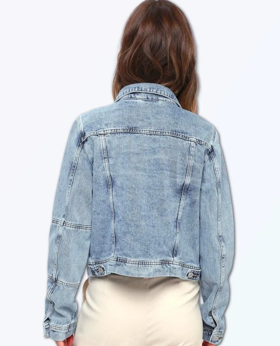 Rumors Denim Jacket Light Indigo