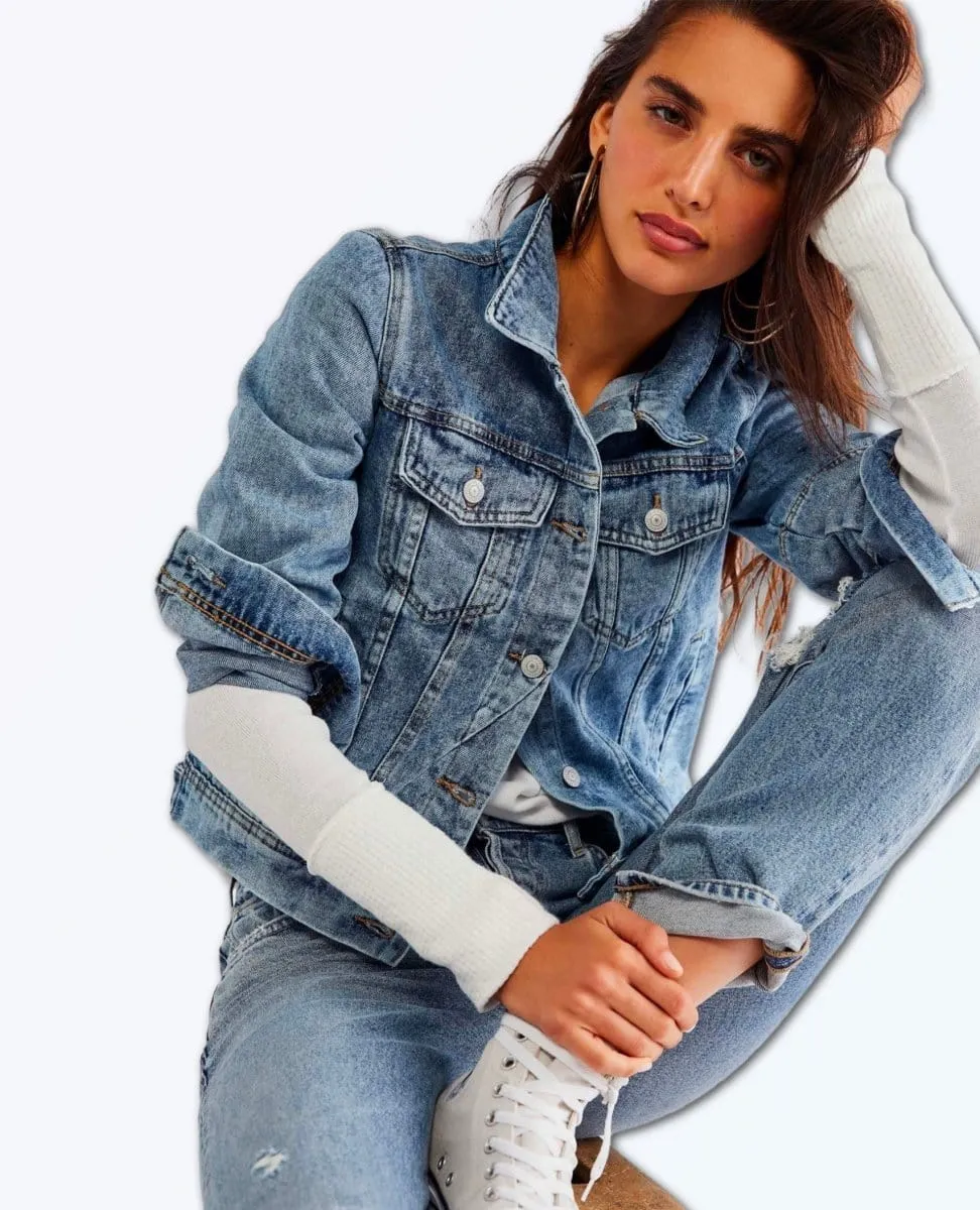 Rumors Denim Jacket Light Indigo