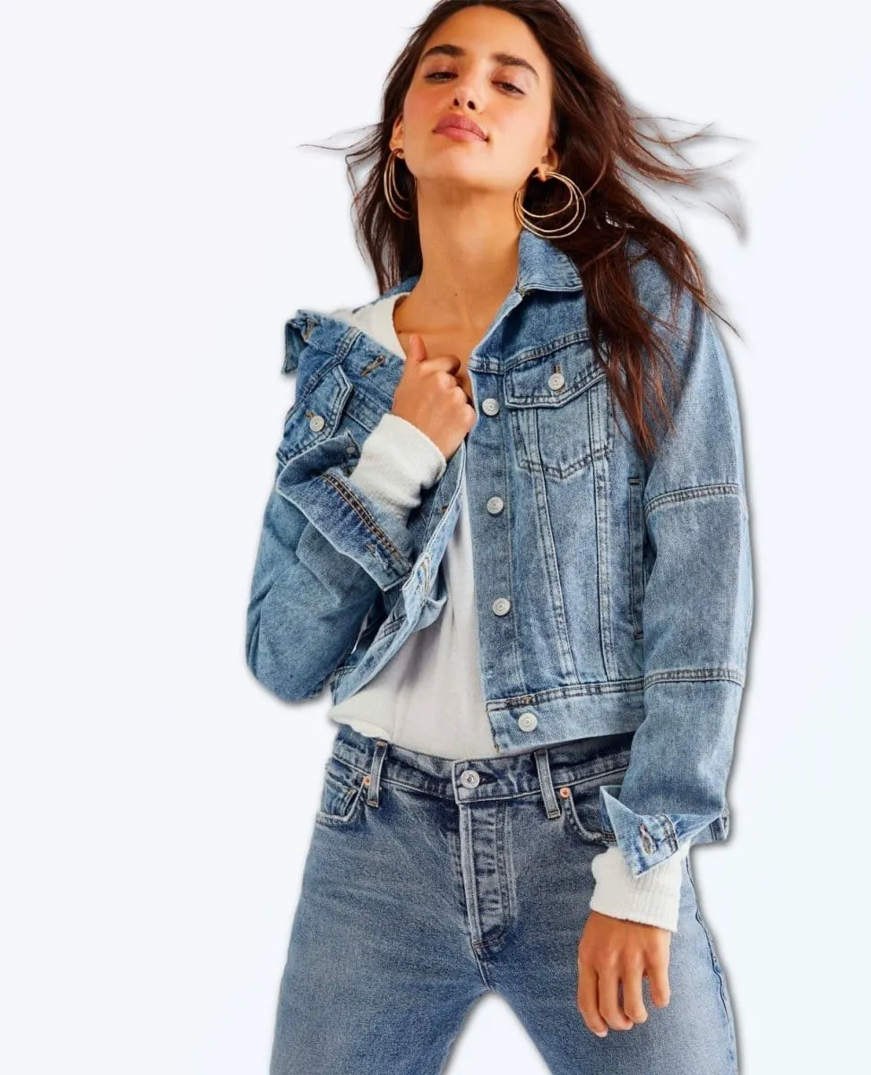Rumors Denim Jacket Light Indigo