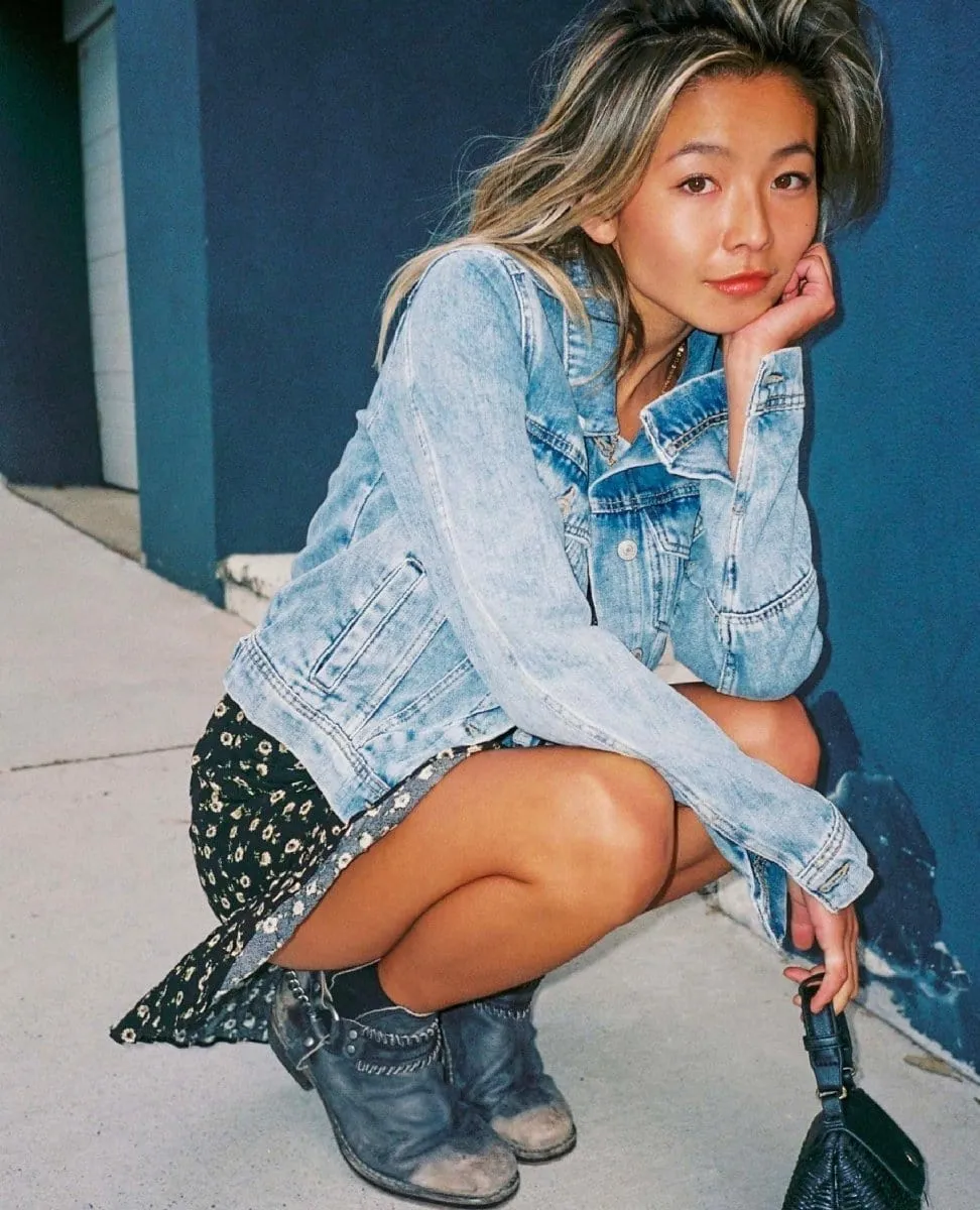 Rumors Denim Jacket Light Indigo