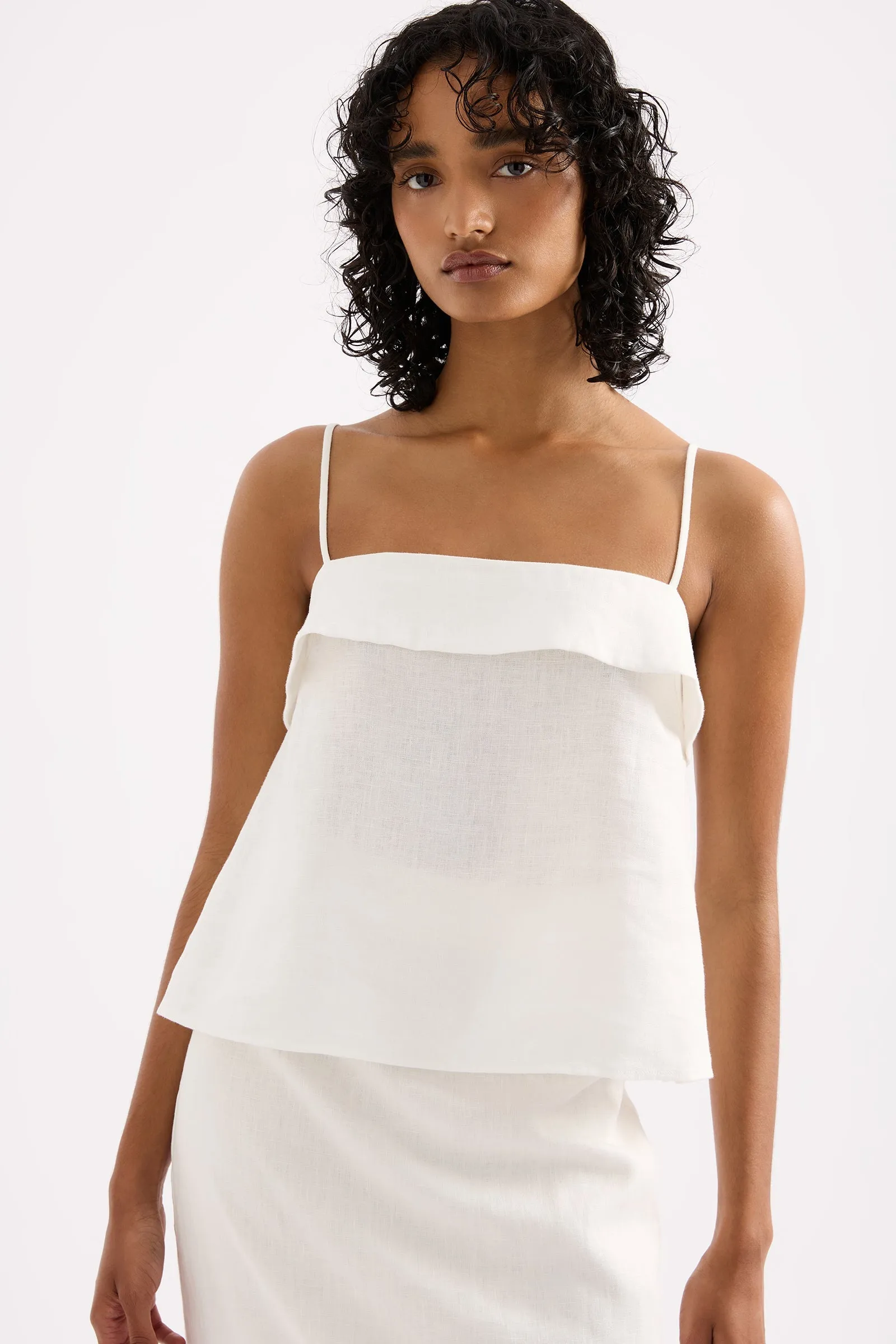 SADIE LINEN CAMI