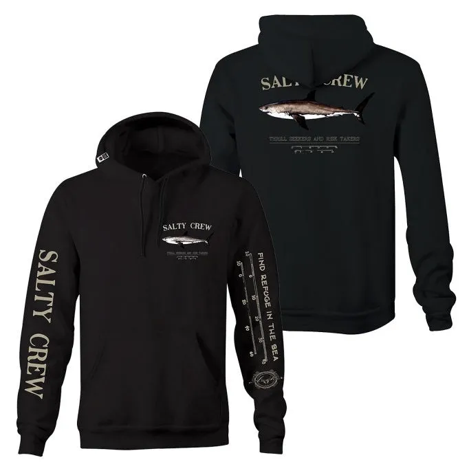Salty Crew Bruce Hooded Fleece Hoodie - Black