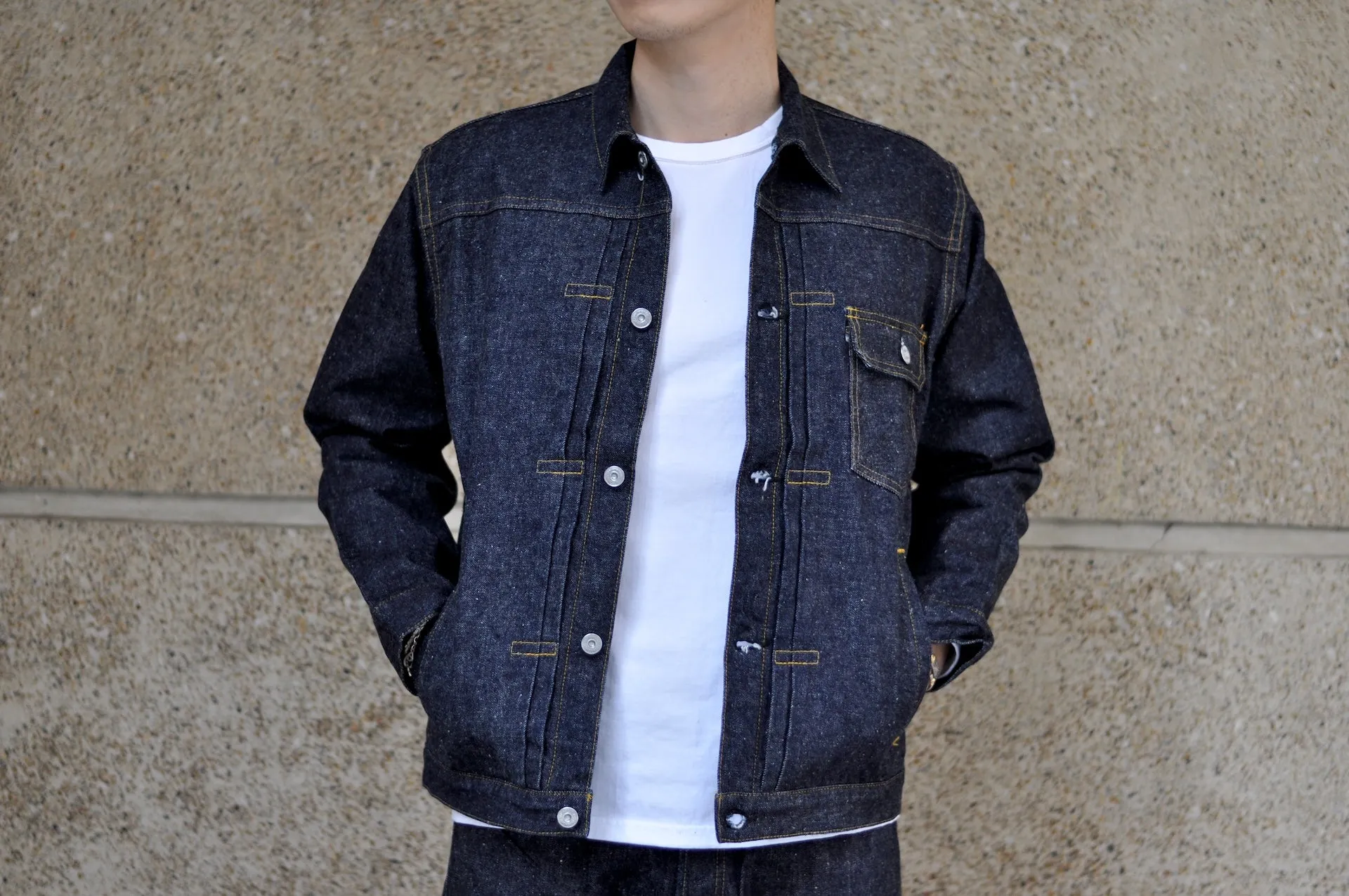 Samurai 15oz Indigo Dyed Modified Type 1 Denim Jacket