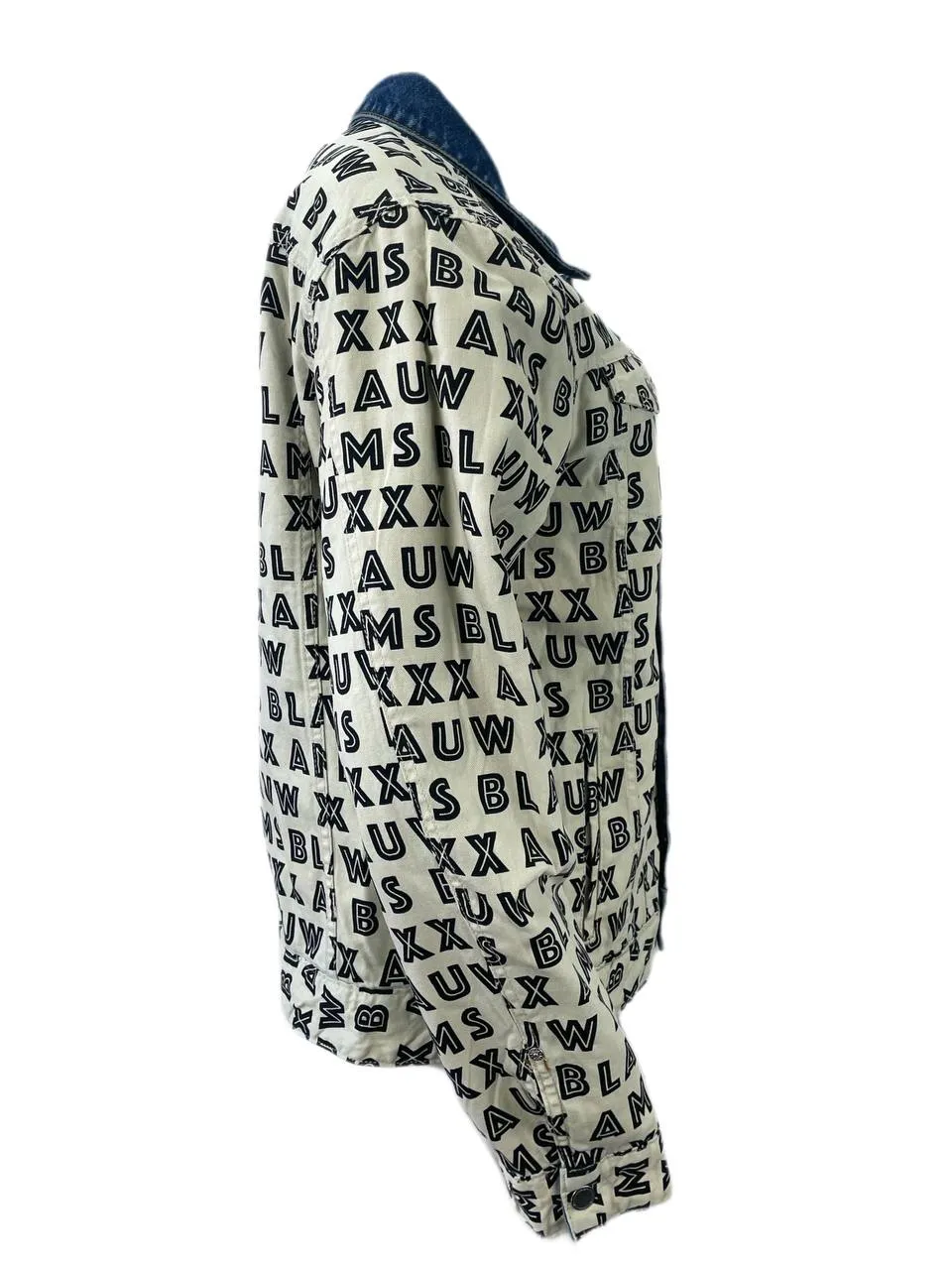 SCOTCH & SODA Women's Denim Beige Reversible Jacket #1081 M NWT