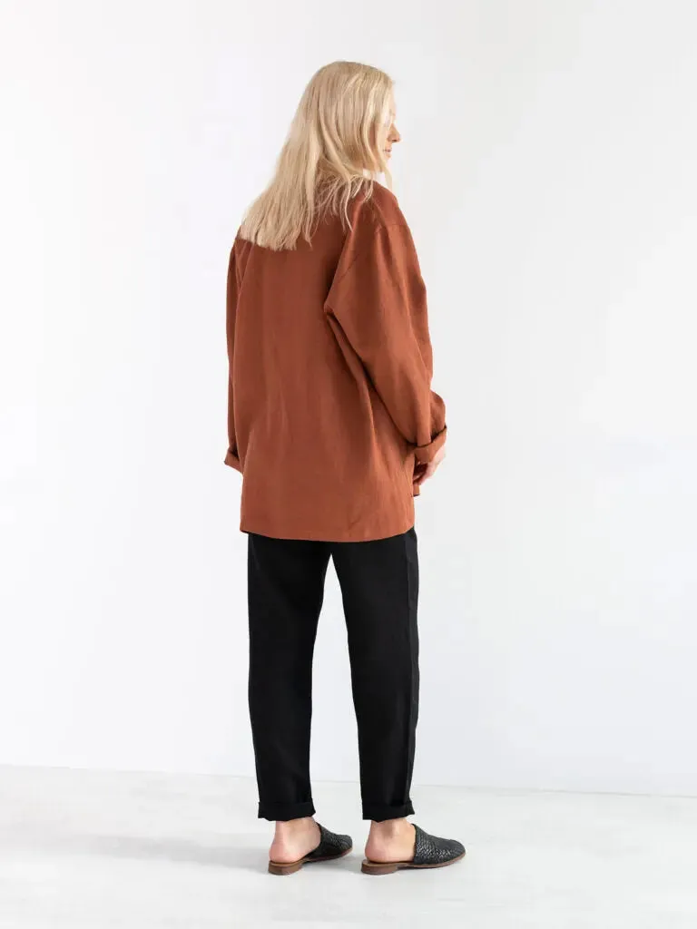 Selby Linen Jacket by Love And Confuse