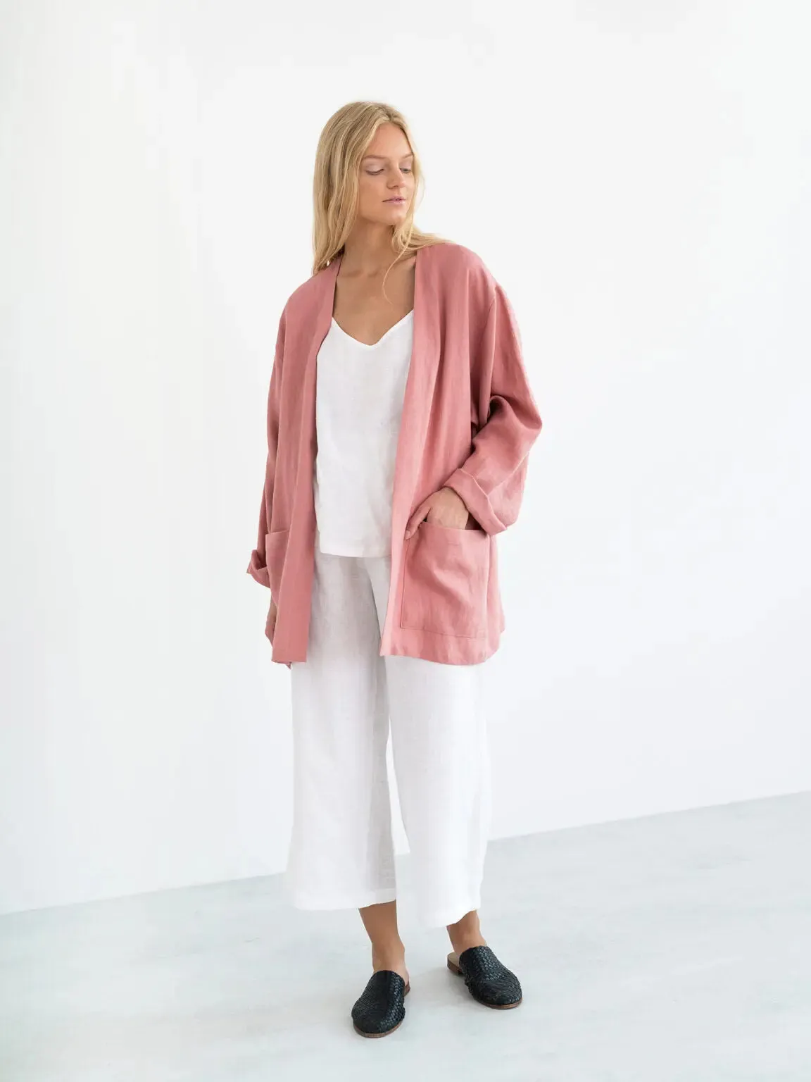Selby Linen Jacket by Love And Confuse