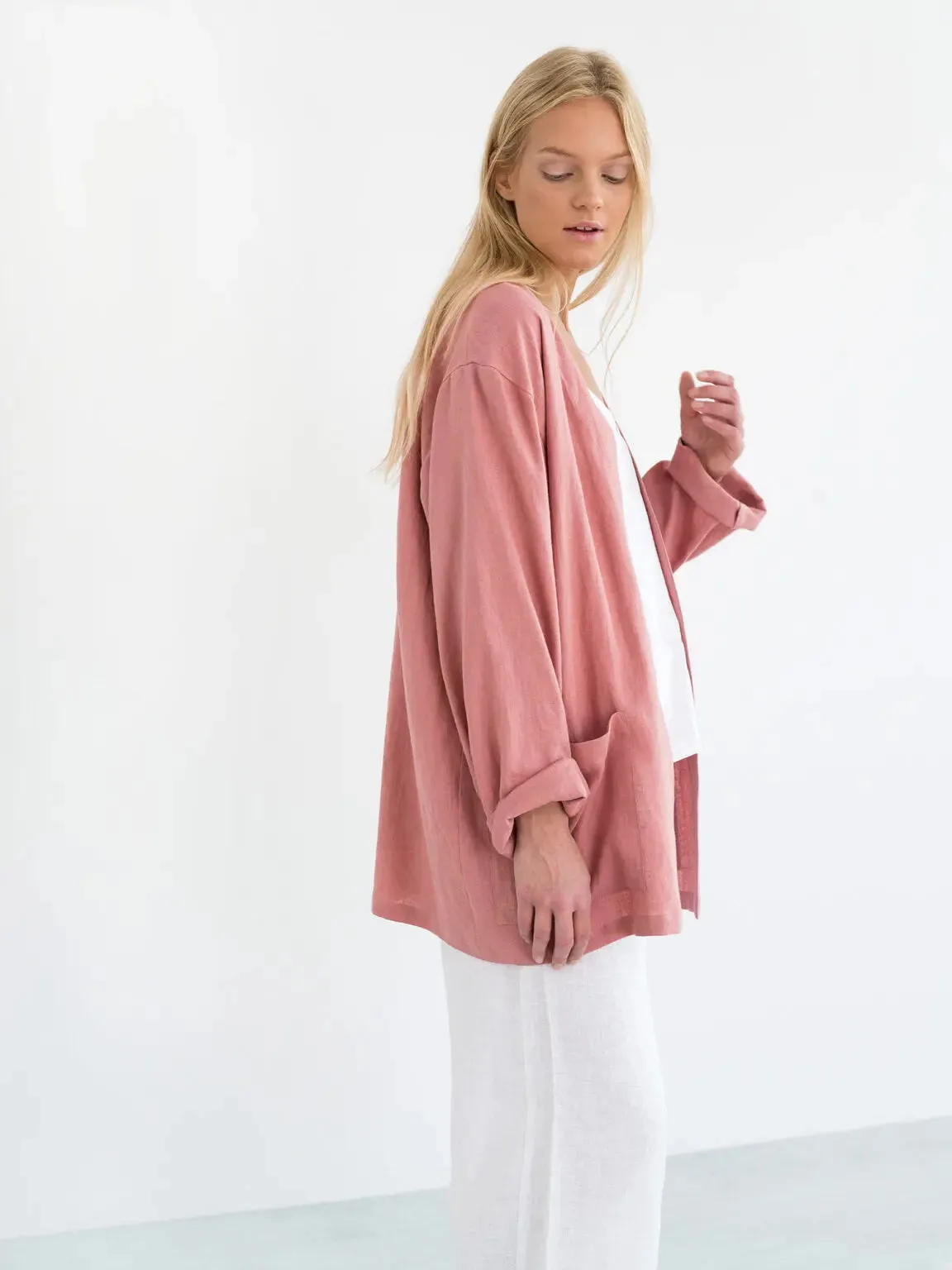 Selby Linen Jacket by Love And Confuse
