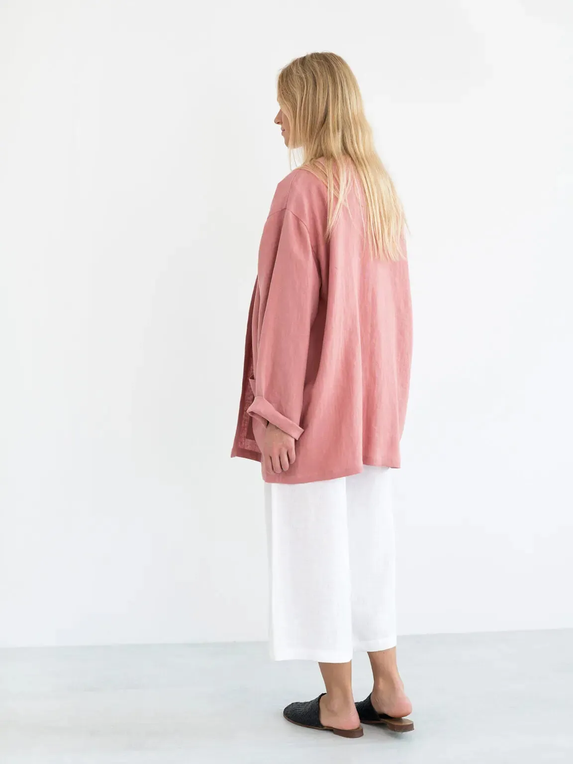 Selby Linen Jacket by Love And Confuse