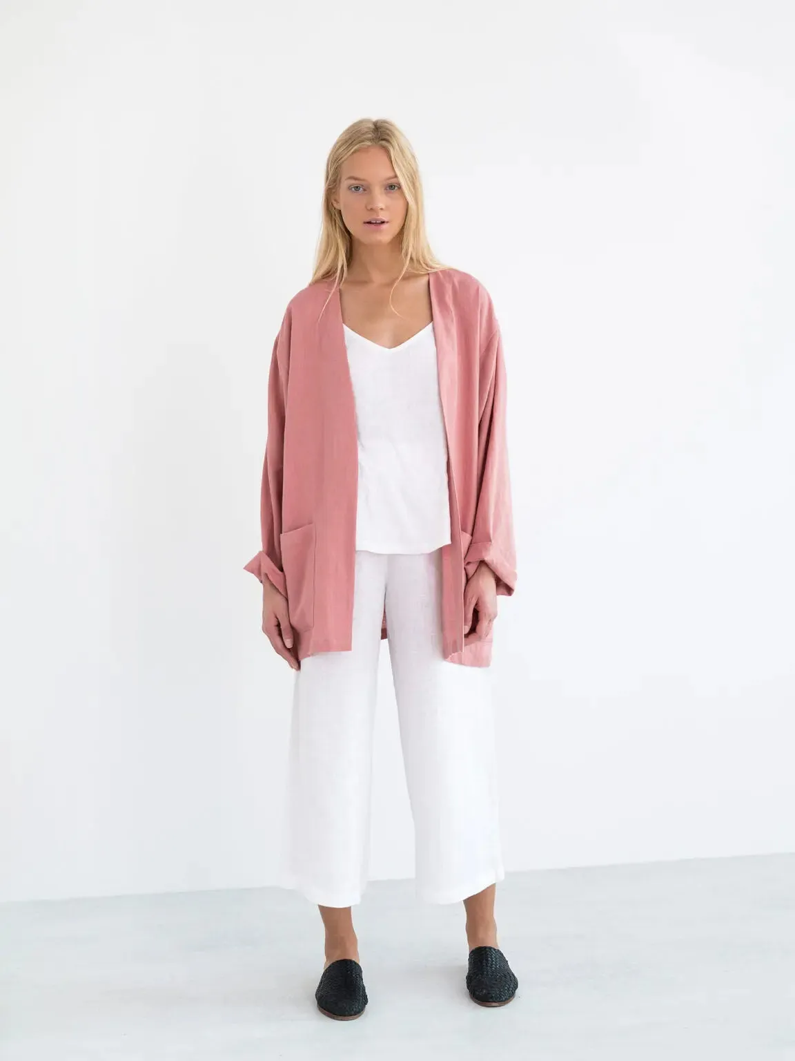 Selby Linen Jacket by Love And Confuse