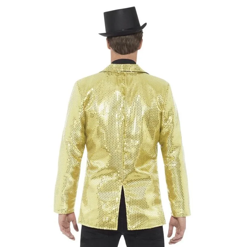Sequin Jacket, Mens Gold