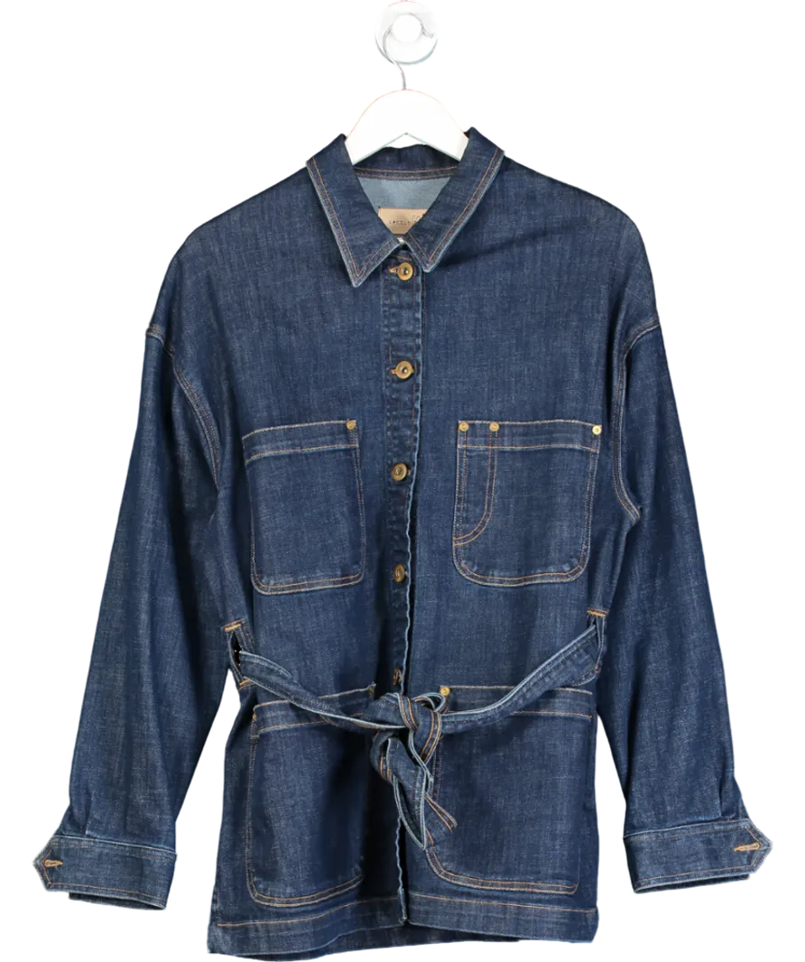 sessun Blue Denim Coat UK M