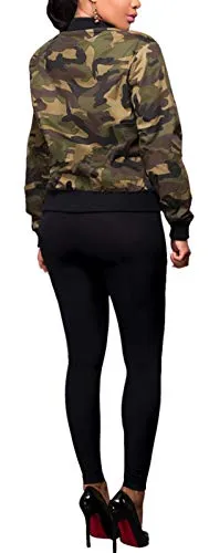 Sexycherry Camouflage Lightweight Short Jacket