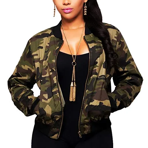 Sexycherry Camouflage Lightweight Short Jacket