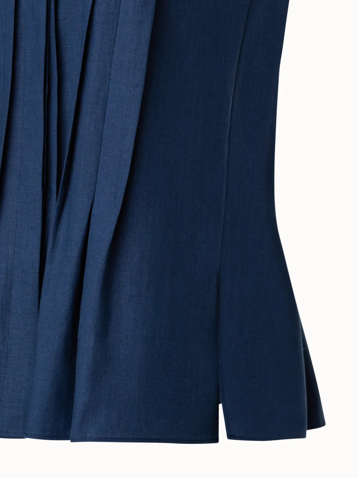 Sleeveless Linen Blouse