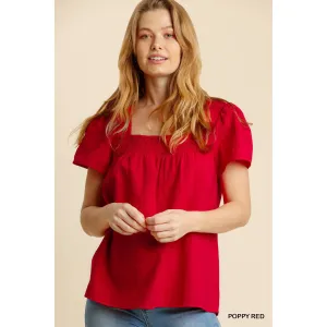 Smocked Detail Top