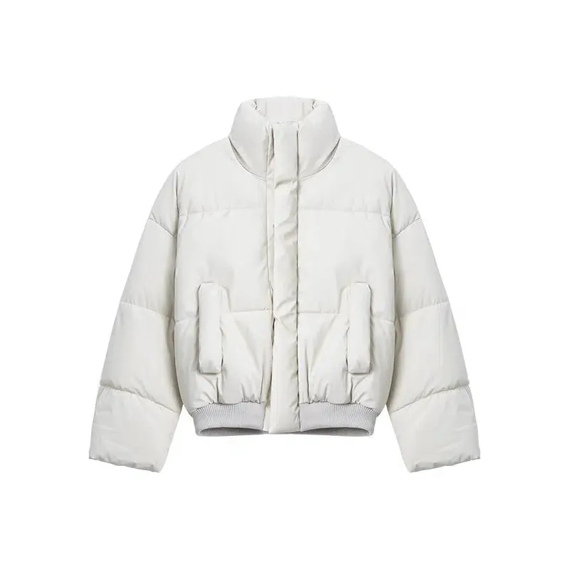 Stand Collar Insulated Cotton Jacket