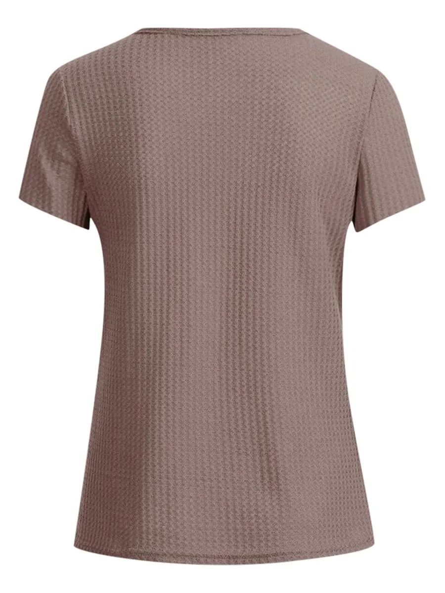 Stunncal V-Neck Solid Color T-Shirt (16 colors)