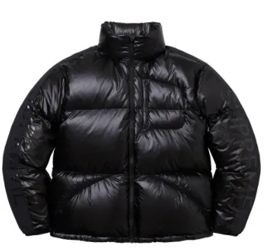 Supreme Hooded Down Down Jacket Black