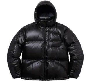 Supreme Hooded Down Down Jacket Black