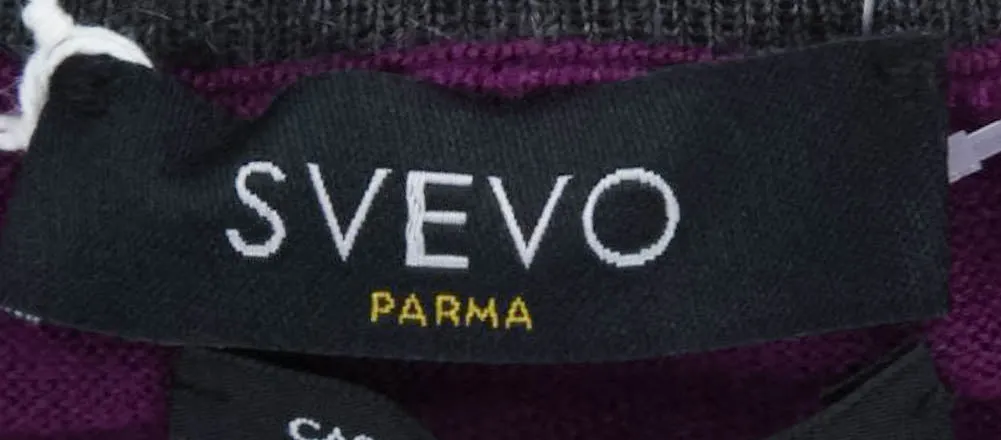 Svevo Parma Purple Cashmere Blend Sweater - Size: Large US / 52 EU
